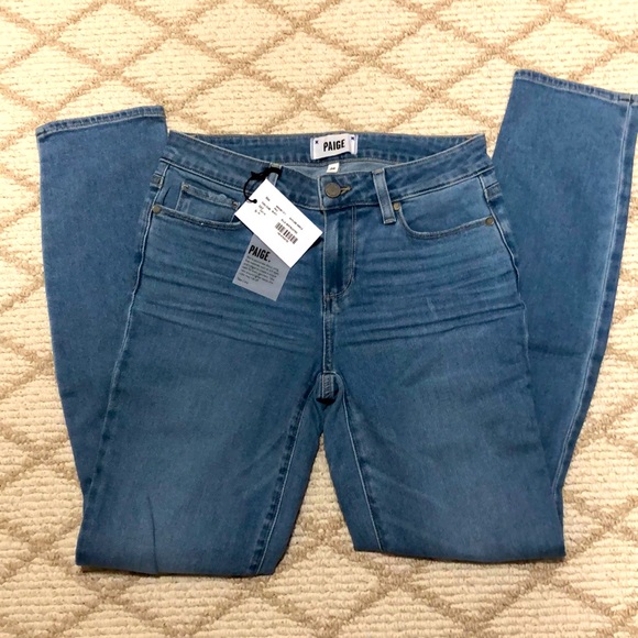 PAIGE Skyline Ankle Peg Jeans - ELLA DESTRUCTED - Picture 3 of 3